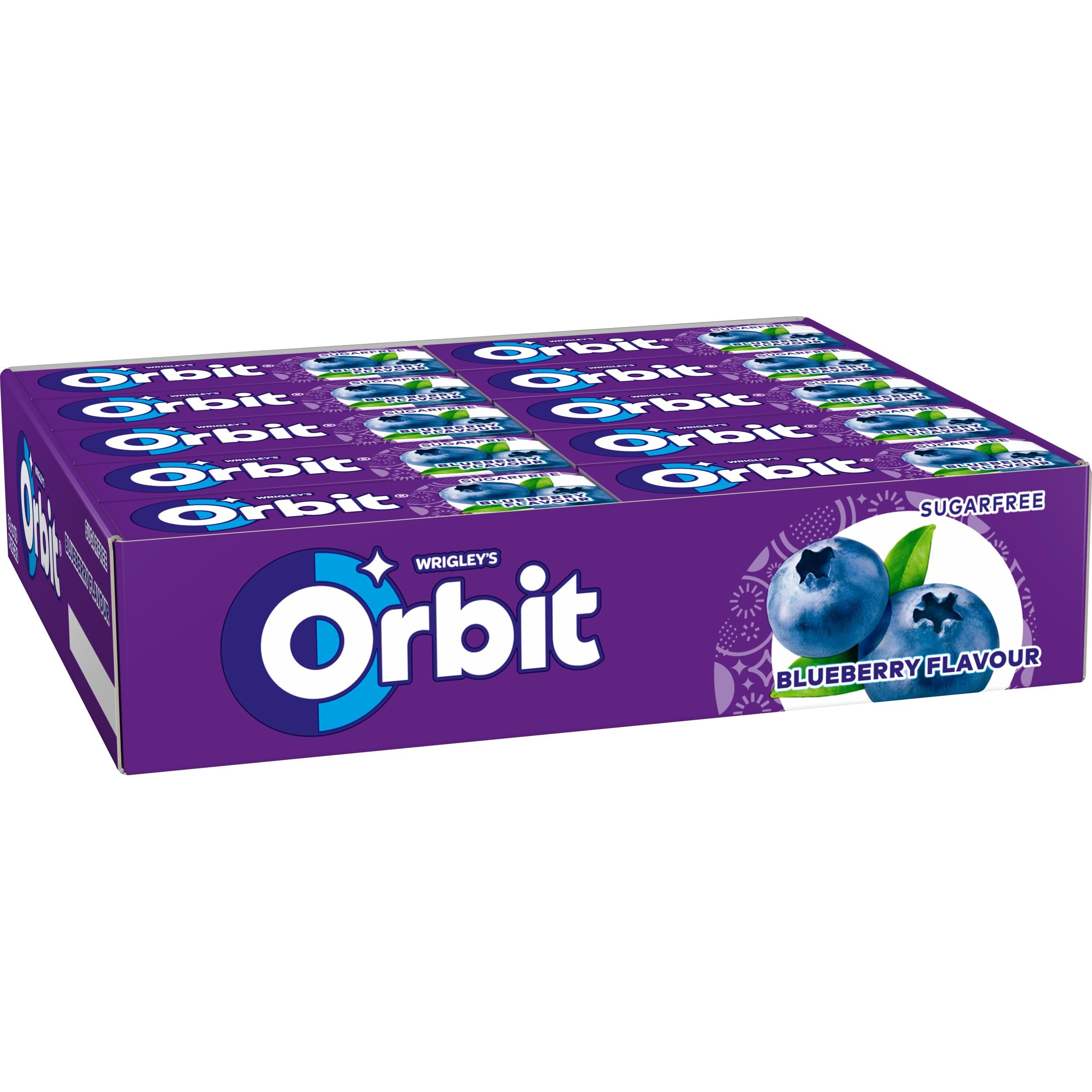 Orbit Blueberries - Paquete de 30 x 14 gr - Total: gr, 420 gramos, 30 unidades de venta libre