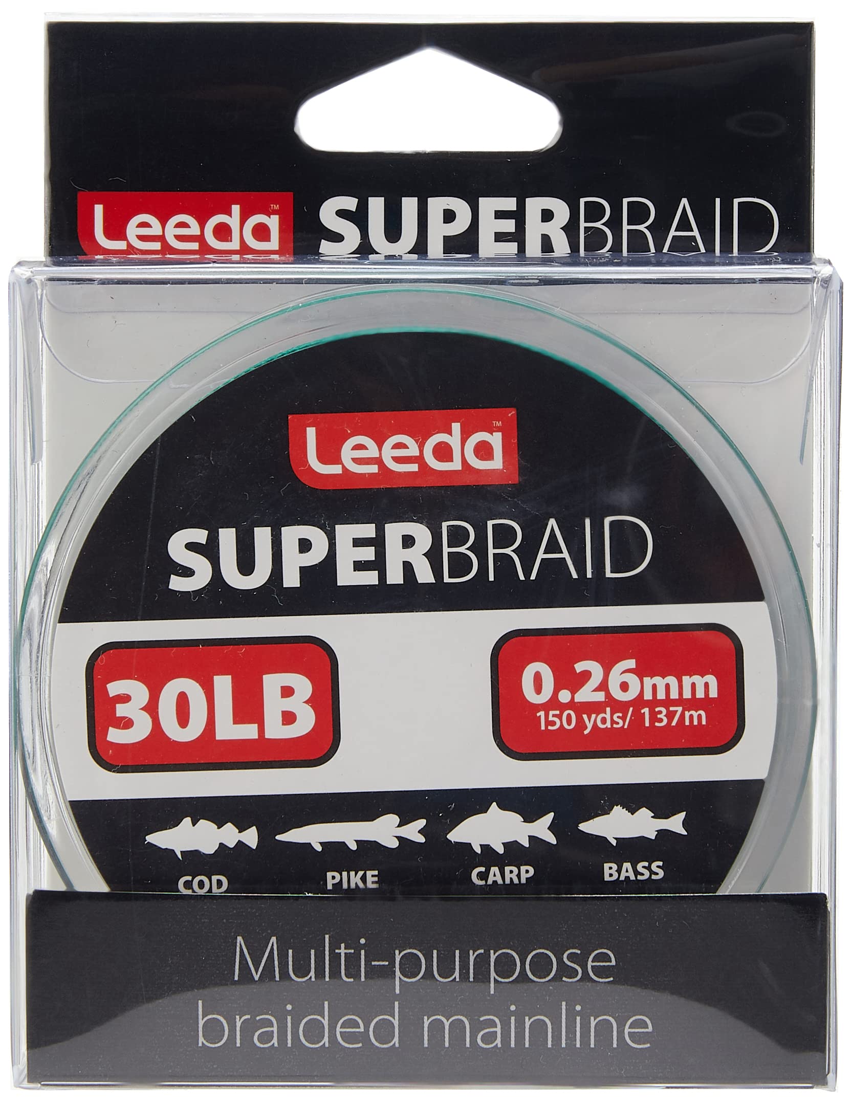 Leeda Super Braid - 150 yard Spool