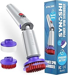 SYNOSHI PRO Electric Spin Scrubber. Power Cleaning Brush,…