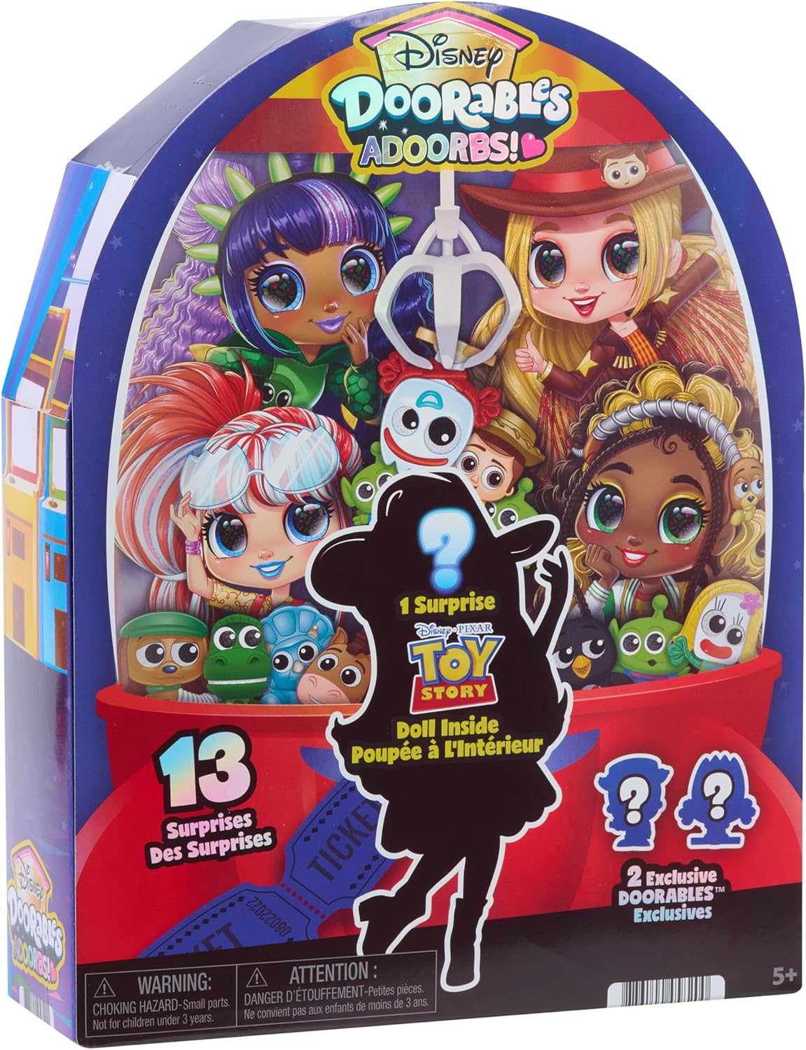 Disney Doorables ADOORBS Toy Story Superfan Doll, UNbox 10 Mini Accessories, 2 Exclusive Figures, Fun Play Area, Toy Gift for Collectors, Fans, Tweens, Girls & Kids 5+ by Just Play