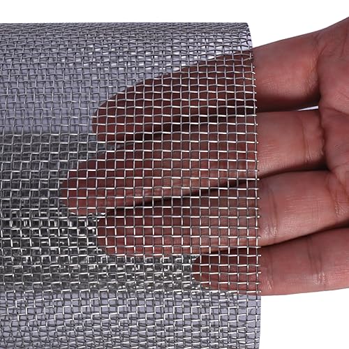 Miniatura 3 de Malla de alambre de acero inoxidable 304 15,7 pulgadas x 10 pies - 10 malla 1.5 ft m diámetro Hardware paño