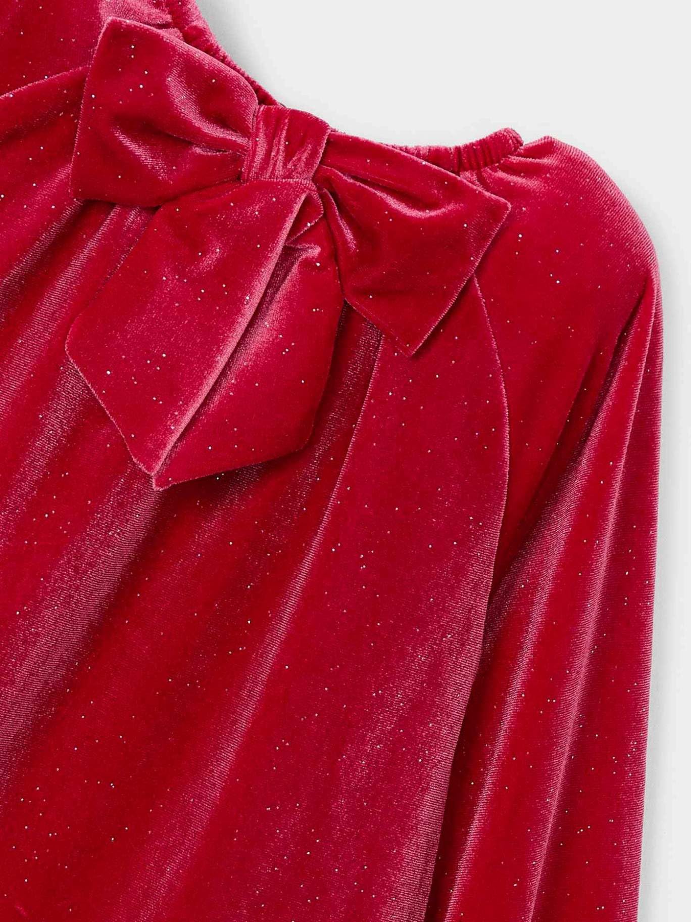 Mayoral Vestido Terciopelo Brillo para niña