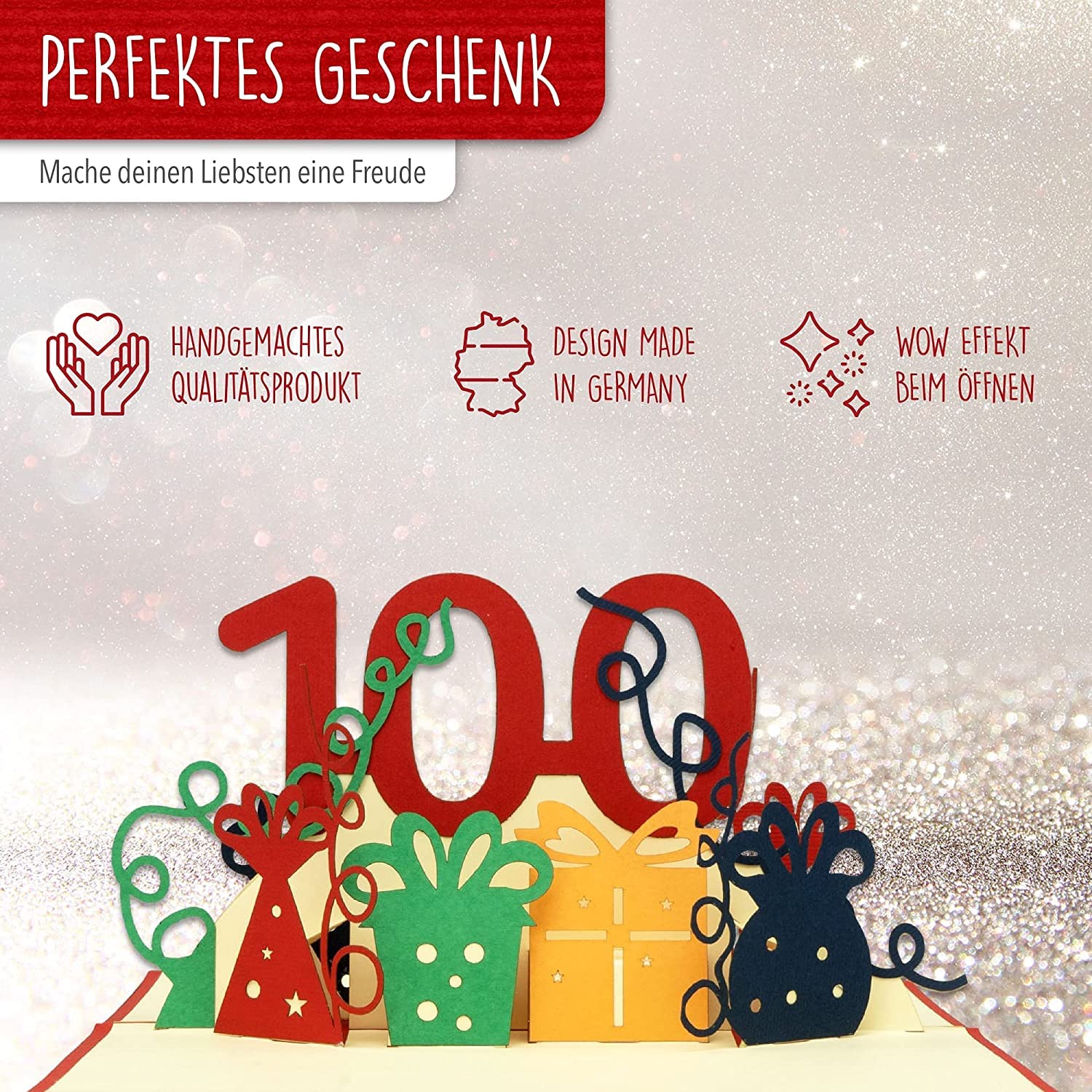 Biglietto Regalo Soldi Creativo BIGLIETTO AUGURI COMPLEANNO Pop Up 3D ...