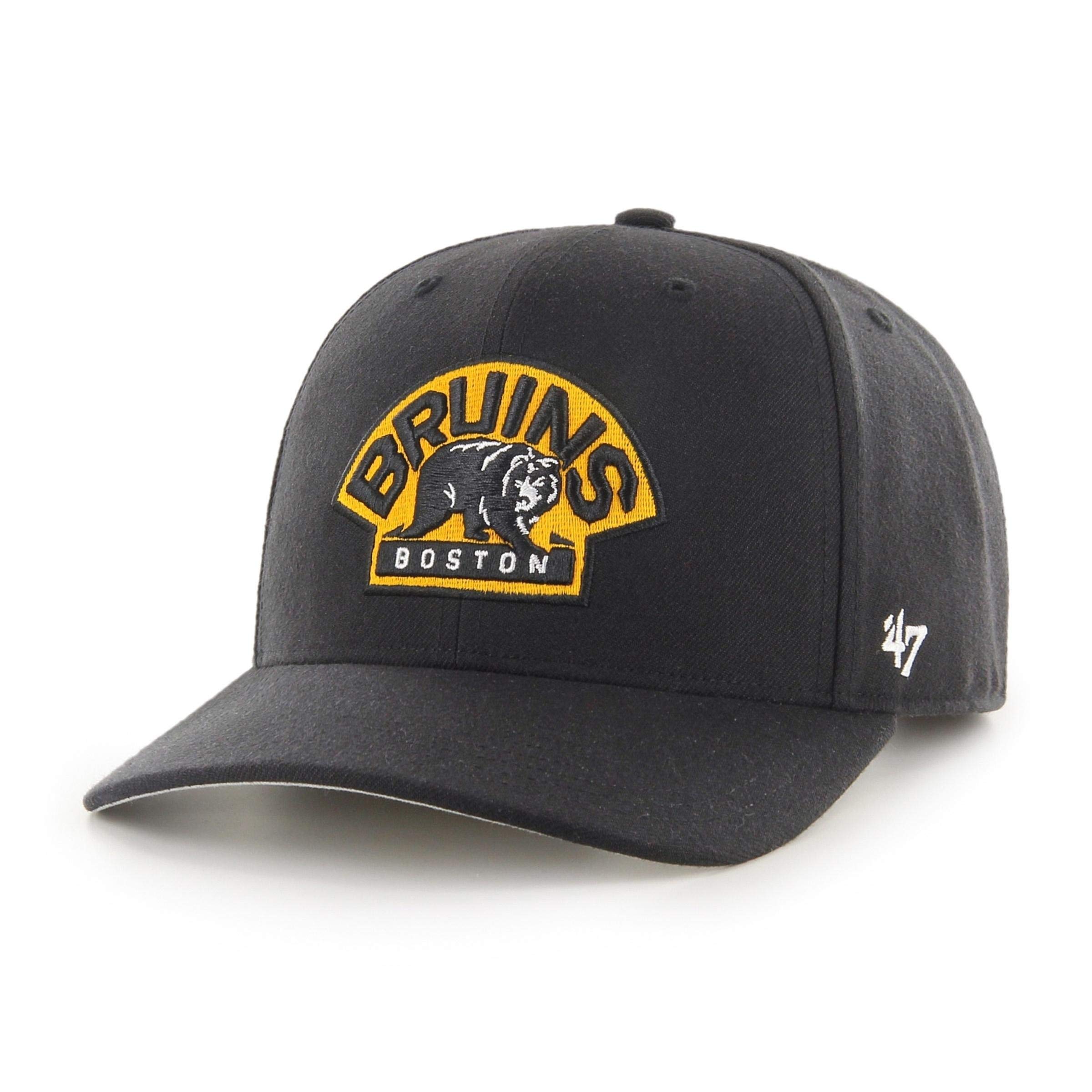 47 Brand Low Profile Snapback Cap - Zone Boston Bruins Black