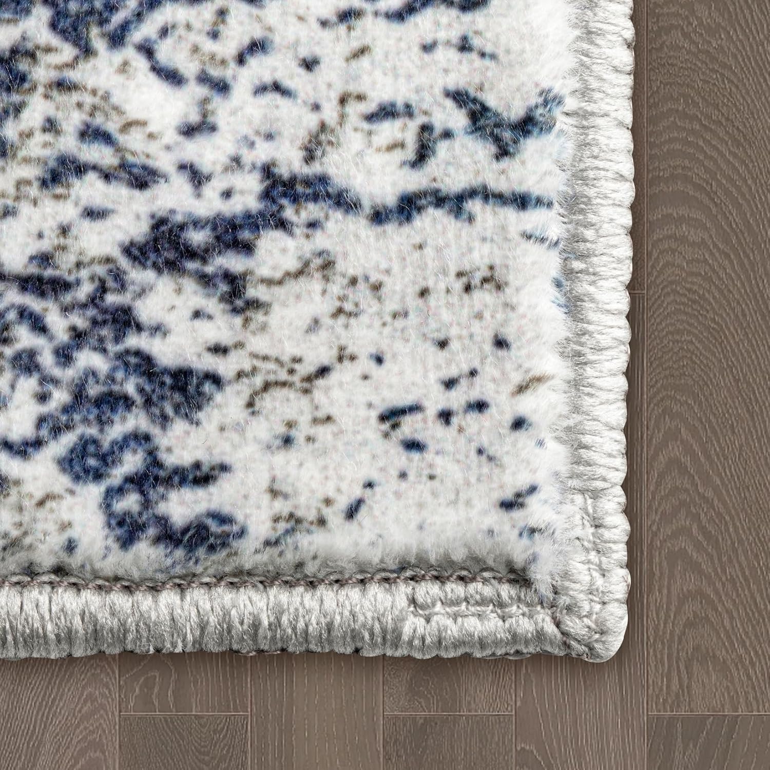 Area Rugs 5x7 Living Room: Large Modern Abstract Washable Rug Soft Anti-Skid Non-Shedding Carpet Indoor Floor Thin Carpets for Bedroom Dining Room Farmhouse Nursery Home Office Night Blue Grey - Image 7