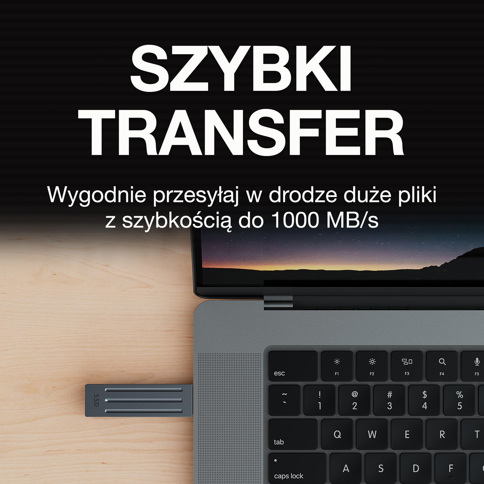 Seagate Ultra Compact 2TB, twardy SSD, 1000MB/s, USB 3.1 Typ C, Data Rescue Service (STMX2000400)