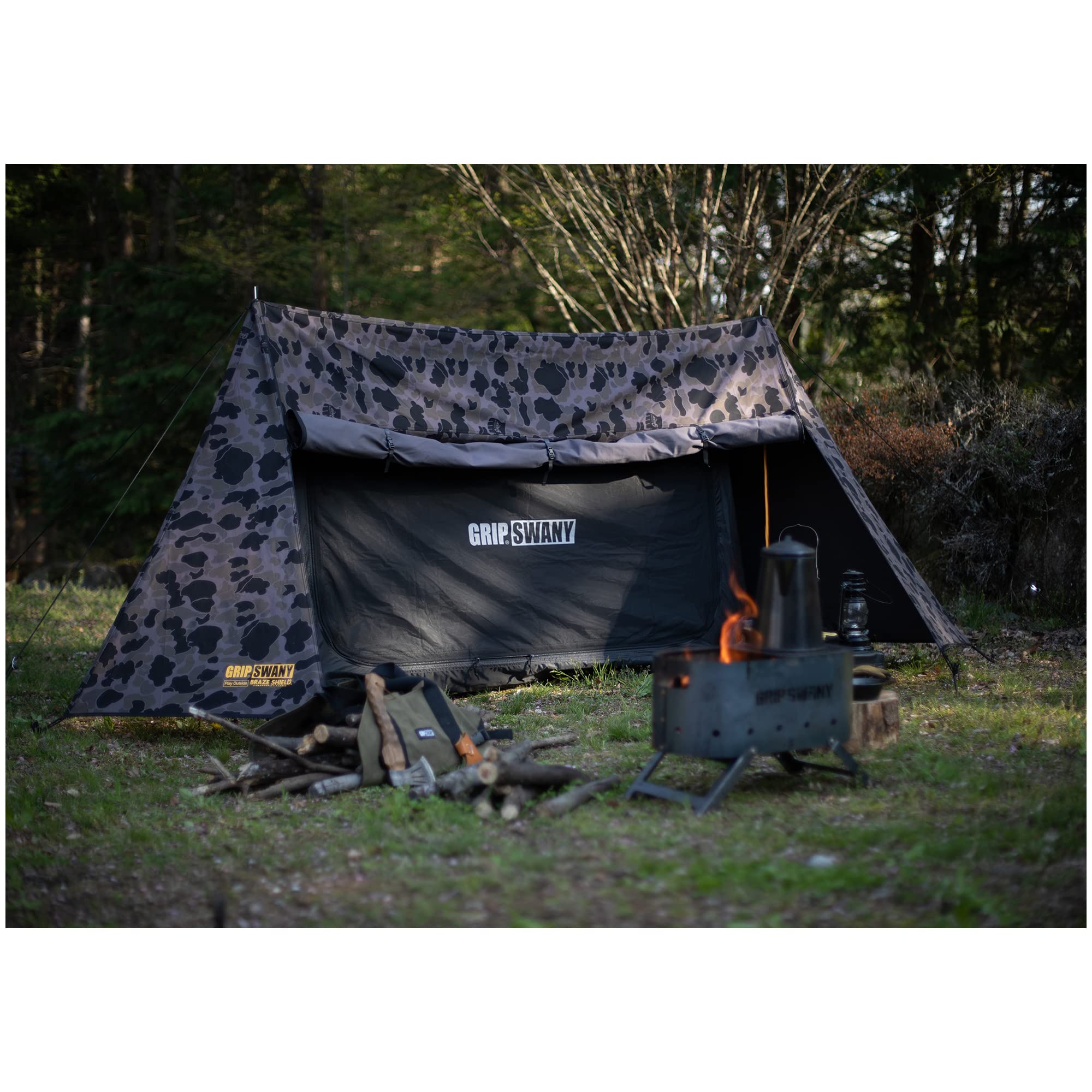 Amazon | GRIP SWANY グリップスワニー×atmos アトモス FIREPROOF TENT 
