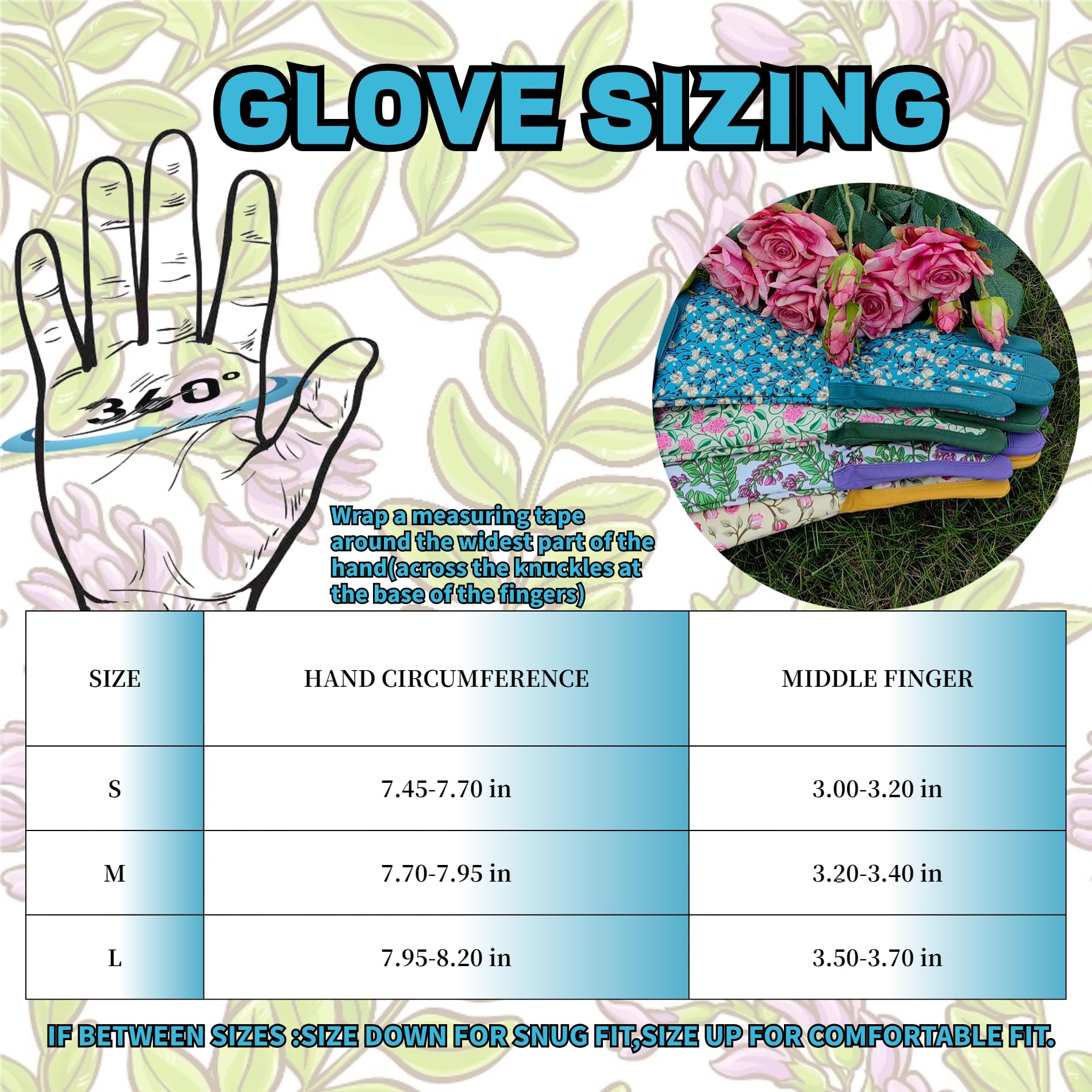 Guanti da giardino resistenti alle spine, guanti da giardino durevoli, guanti da rosa, guanti da cactus, guanti da lavoro per potatura di rose, regali di compleanno e migliori regali, M, viola