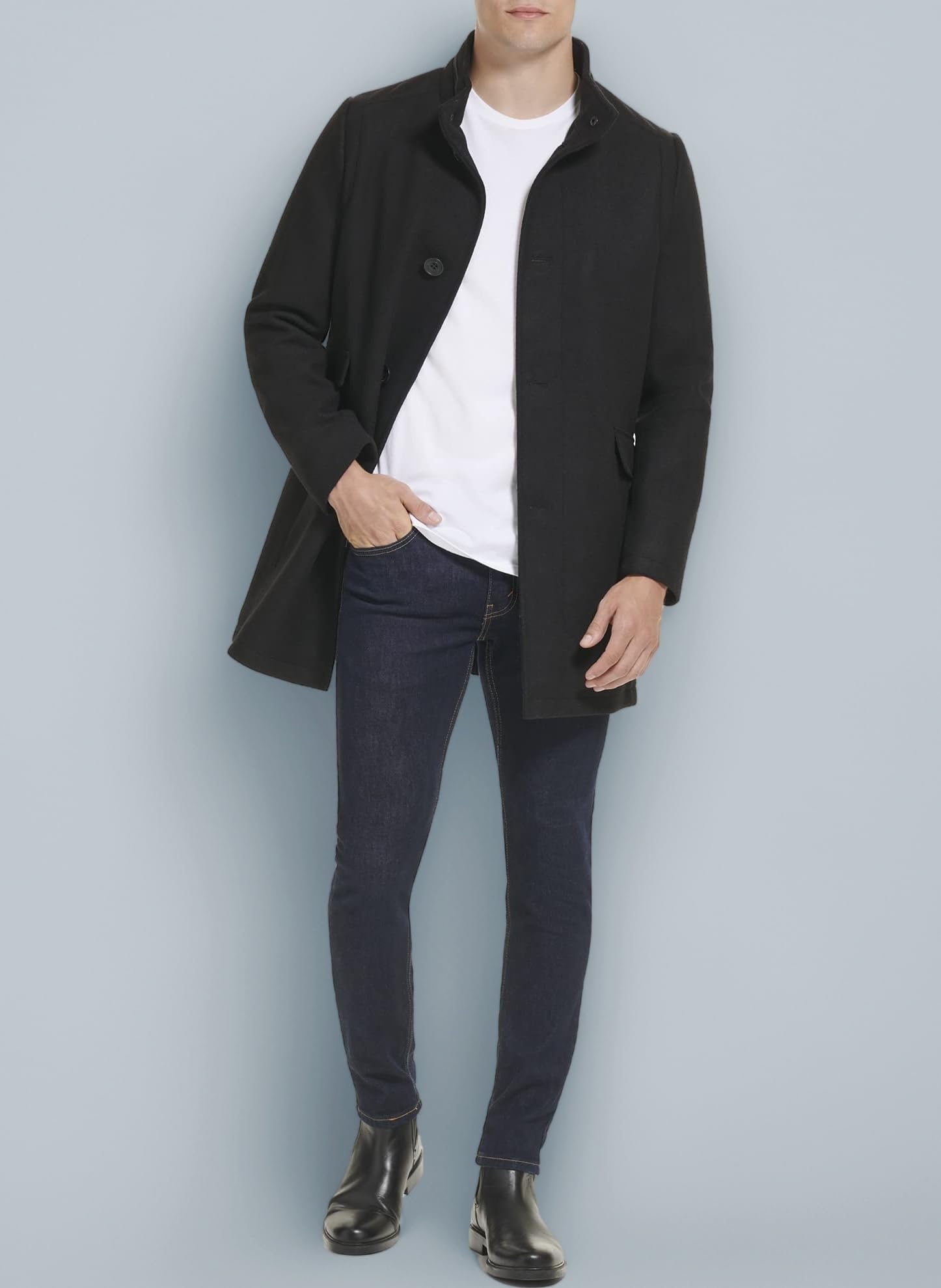 Men's Wool Top Coat