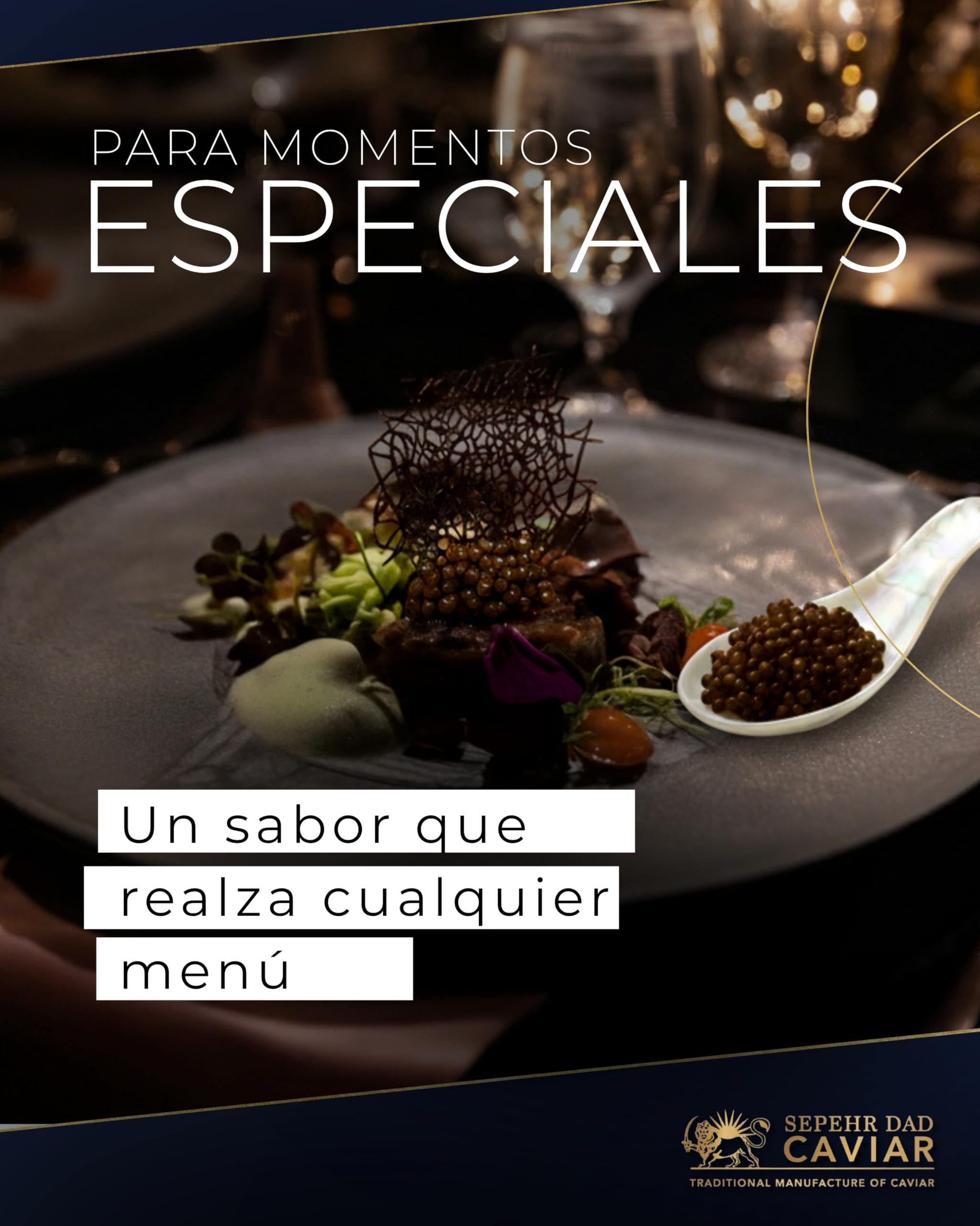 Sepehr Dad Caviar Beluga de l'Amour | Huevas de pescado clase A | cría NC | 30 gramos - 5