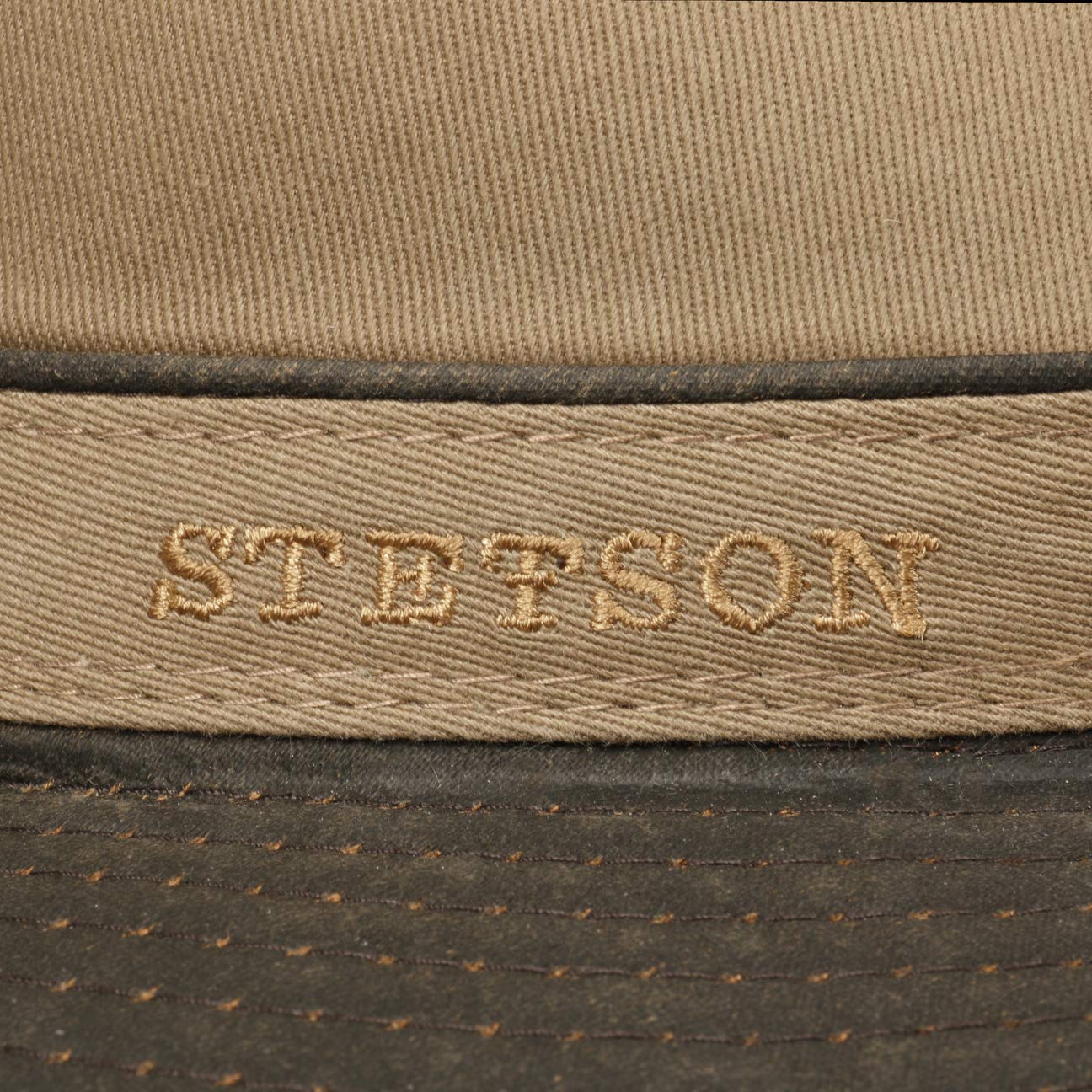Stetson Cappello Traveller Uomo con Protezione UV40 Cappello Sole Ripiegabile Indeformabile Used Look Tessuto Primavera Estate