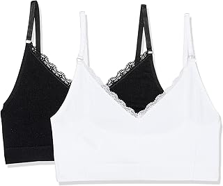 ترنديول حمالة صدر محبوكة للنساء من قطعتين بتفاصيل دانتيل بدون اسلاك بدون اسلاك THMSS25SU00018