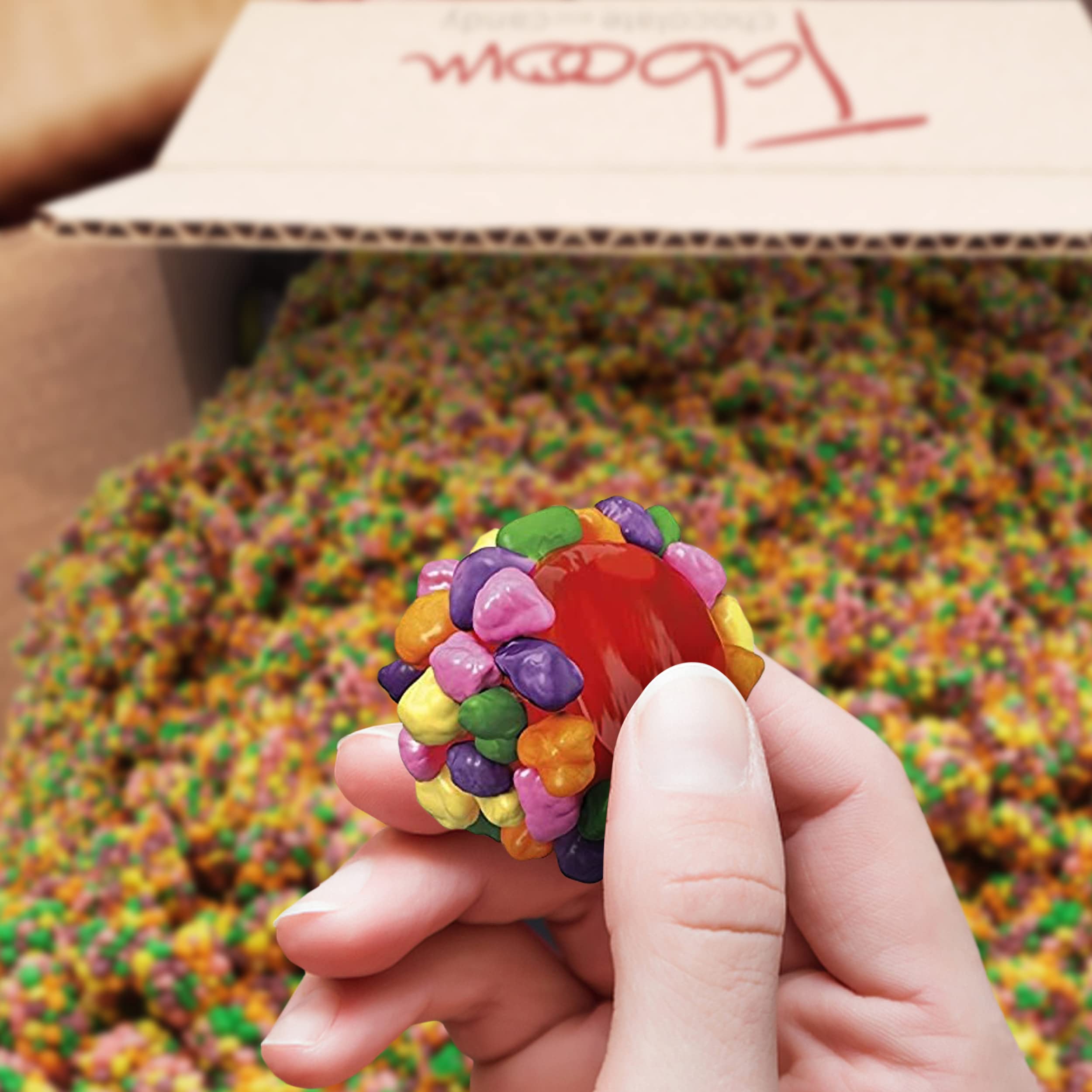 Nerds Gummy Clusters 2lb, Bulk Gummy Candy Pack Tangy and Sweet Gummy