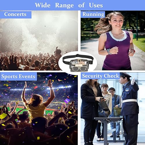 Miniatura 5 de Riñoneras cruzadas impermeables para mujer, bolsa de cinturón de moda para mujeres y hombres, riñonera con correa ajustable para senderismo al aire