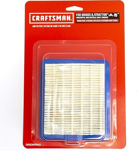Craftsman CMXGZAM200051 AIR Legacy Walk 491588s - Filtro de aire, color negro