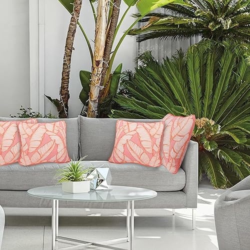 Miniatura 7 de Sunshine Outdoor Almohadas impermeables para exteriores, para patio, tienda de campaña, balcón, sofá, 16 x 16 pulgadas, paquete de 2