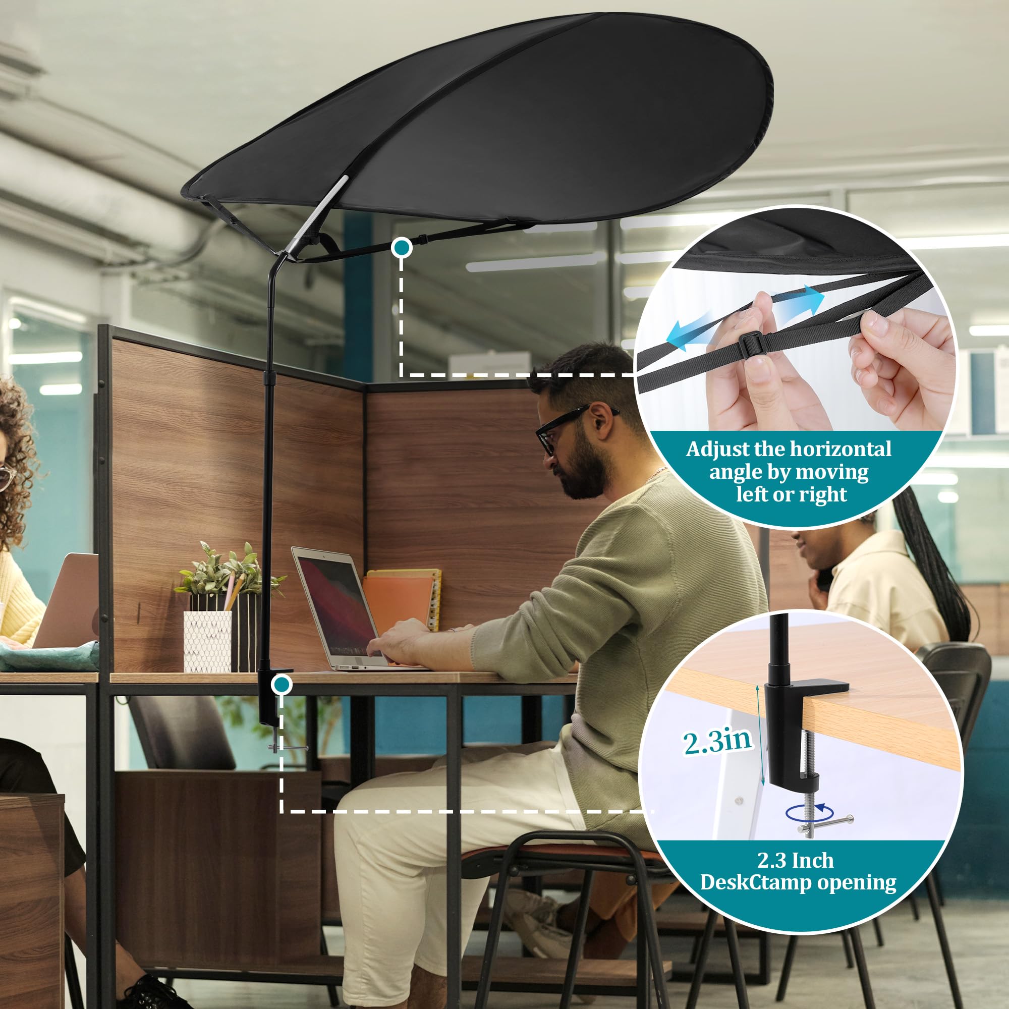 Amazon.com: BALAPET Large Office Cubicle and Desk Shade, 360