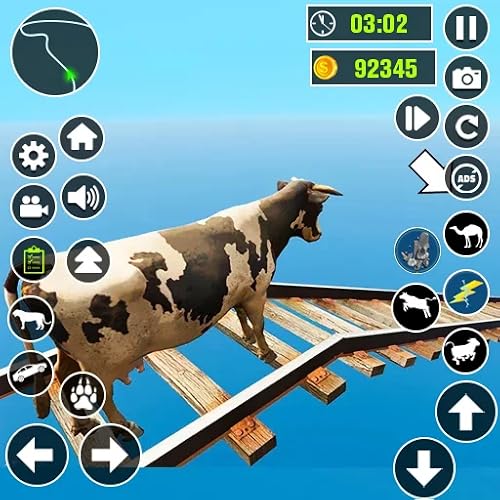 Epic Cow Ramp Running Game