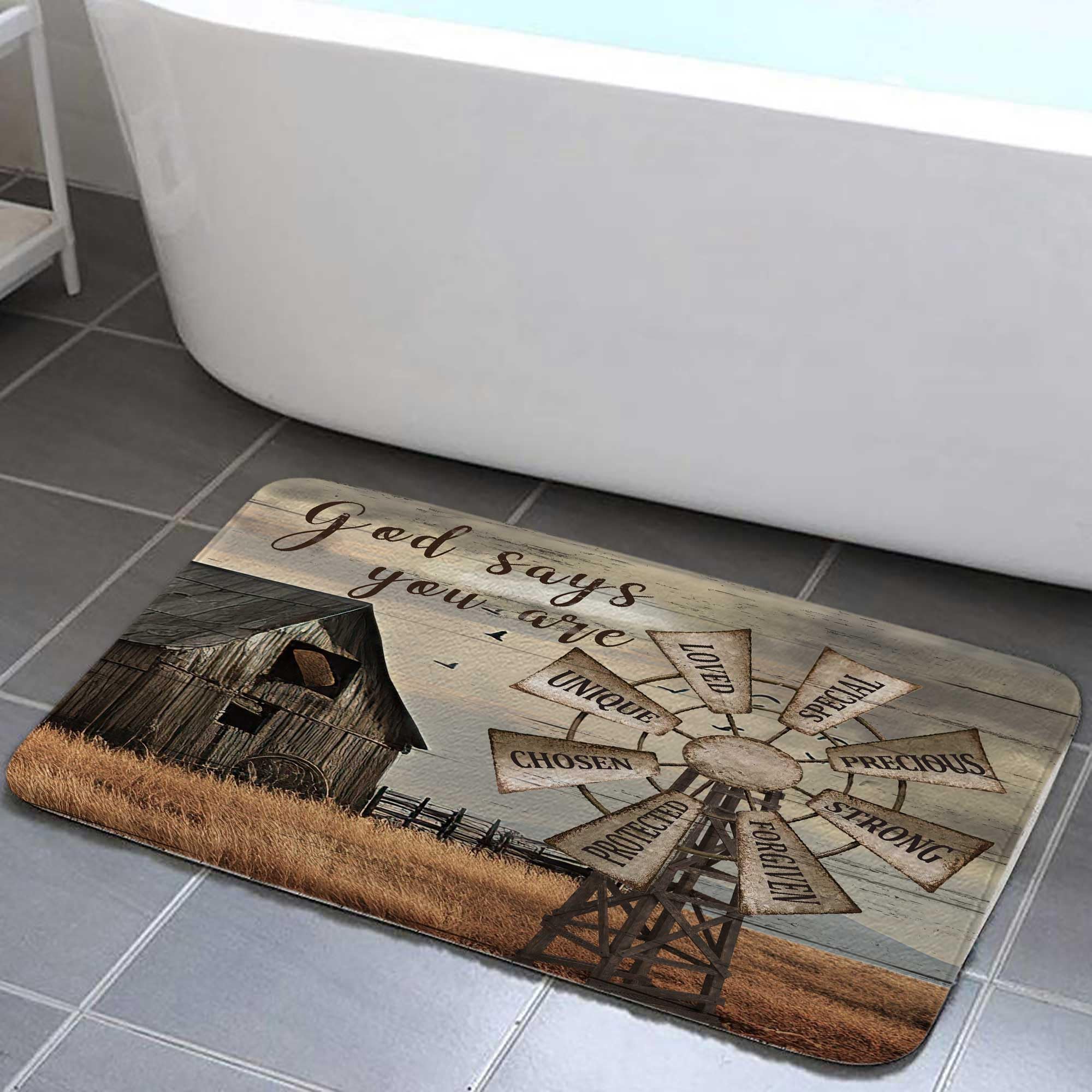 Western Rustic Inspirational Wall Art Tapestry with Windmill, Farmhouse Cabin Cottages Sayings Motivational Quotes Living Room Home Decor Tapestries, Vintage Countryside Artwork Barn Tapisserie for Bedroom 80x60 in