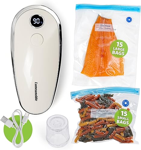 Sellador al vacío para alimentos de mano potente