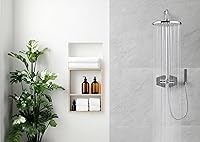 Vista 3 de Westbrass A502-62 Placa de cubierta de remodelación de un agujero para válvulas de bañera y ducha Moen y Delta, negro mate