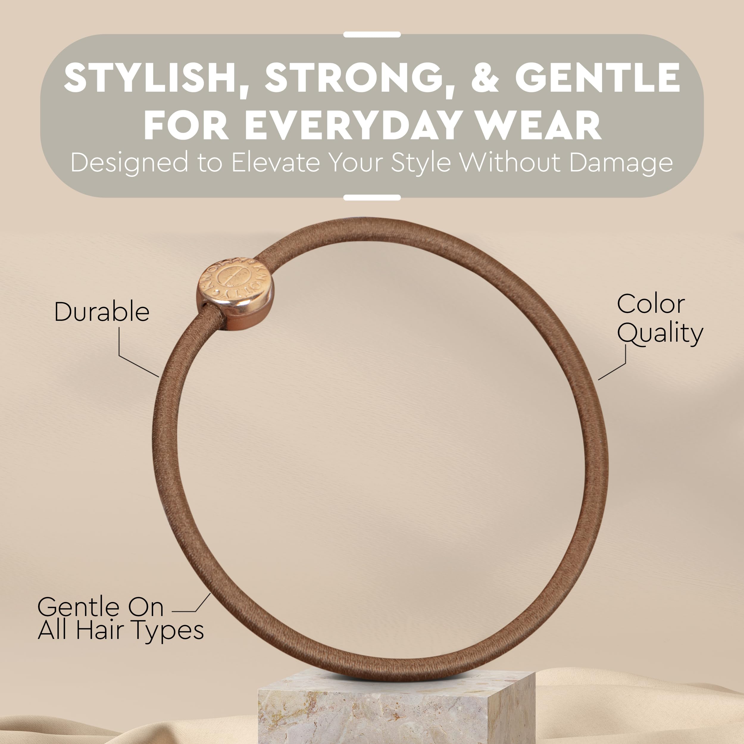 Amazon.com : Signature Pony Tail Holders with sterling gem 