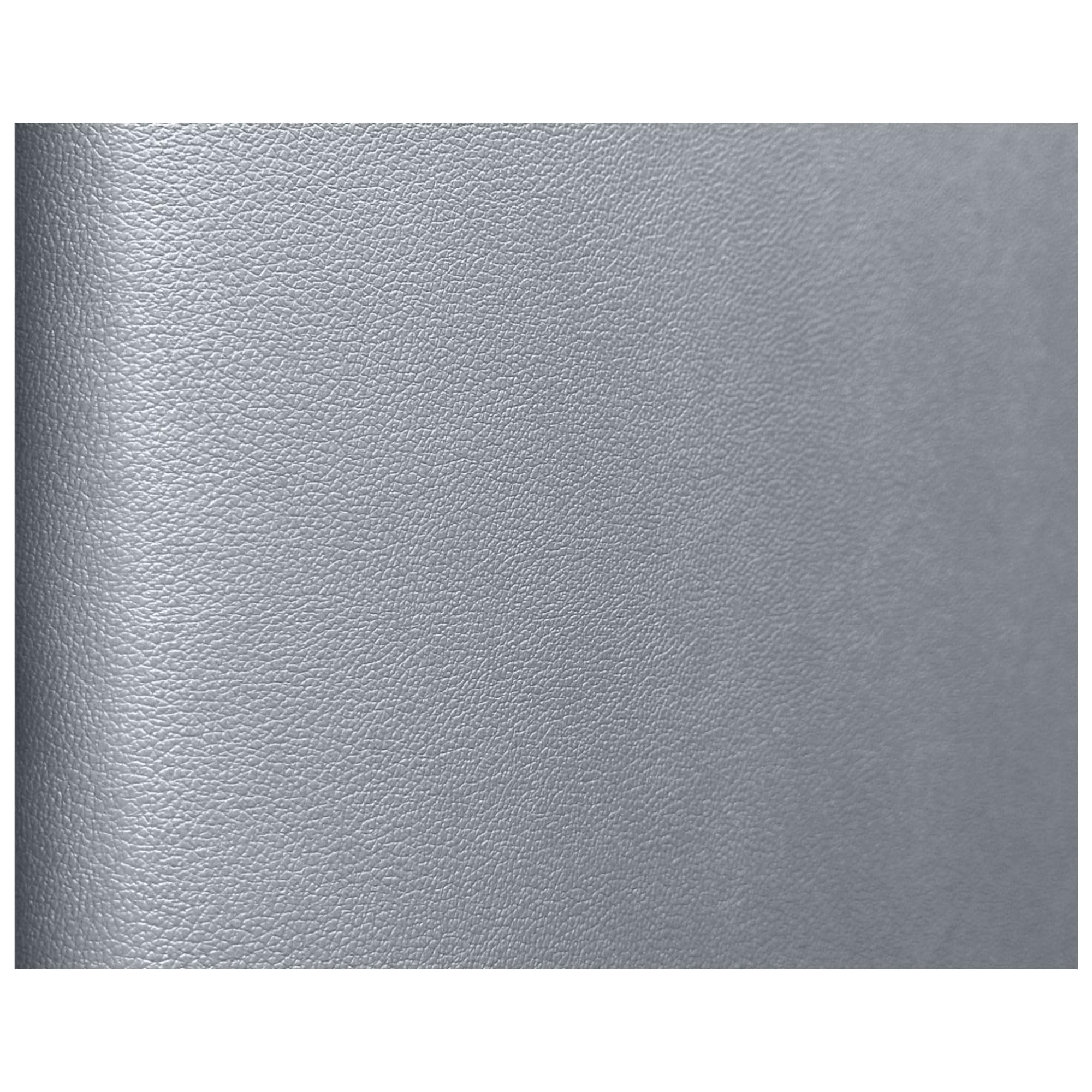 DHOME Testiera imbottita in Similpelle o Tessuto AQUALINE CON GAMBE testate letto (Tessuto Grigio, 90x105cm (Letti 70/80/90