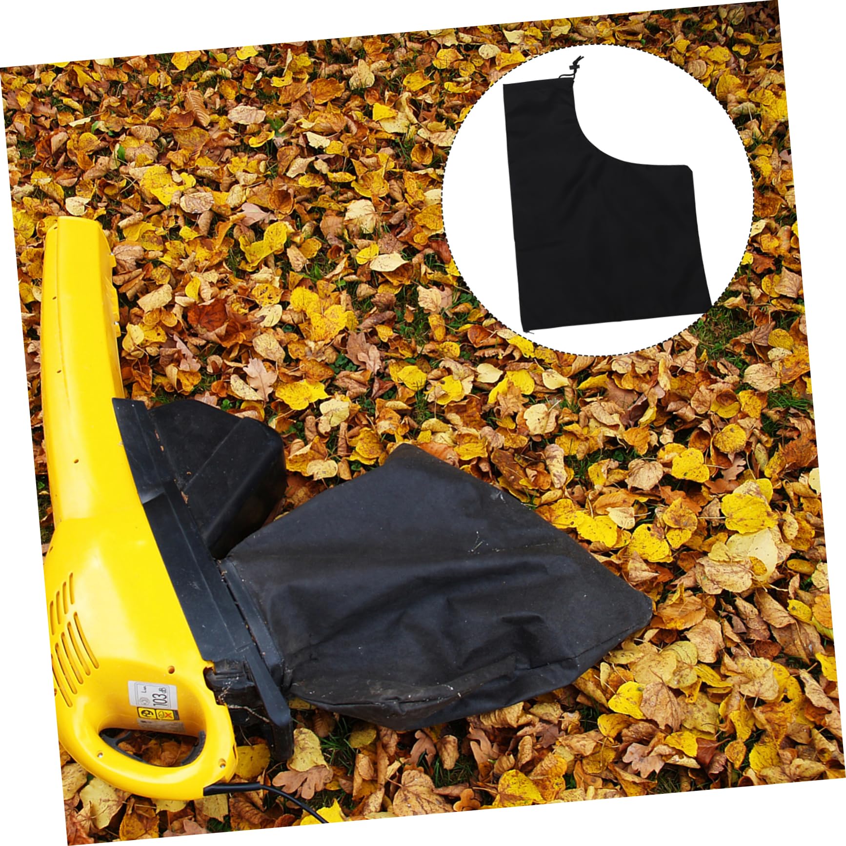 SUPVOX 4 Pz Sacco Raccolta Foglie Cadute Portarifiuti Bidone Spolverino Vuoto Fogliare Aria Giardino Del Contenitore Per Il Compost Borse Da Giardino Buster Spazzatura Panno Oxford Black