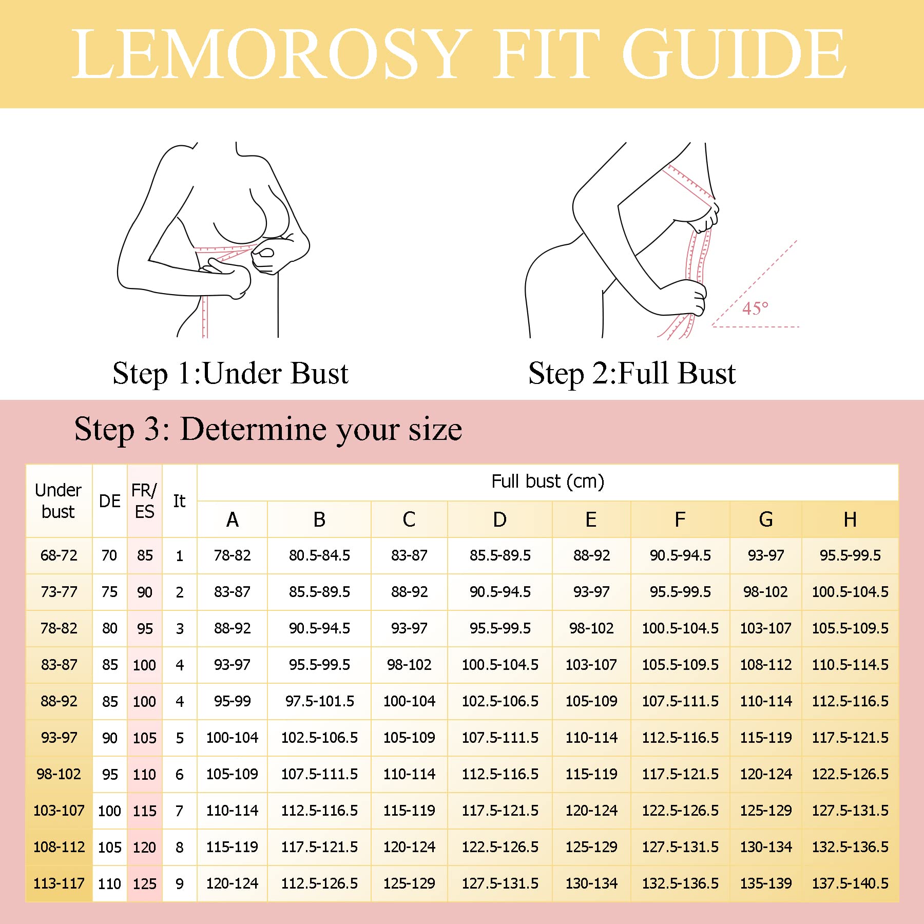 Lemorosy Soutien-Gorge Minimiseur sans Armatures pour Femme avec Bonnet Complet et Fermeture à l'avant - Confort et Soutien Solide | Femme, dos nageur, non rembourré, soutien dorsal, sans armatures, soulagement, classique, confort au quotidien