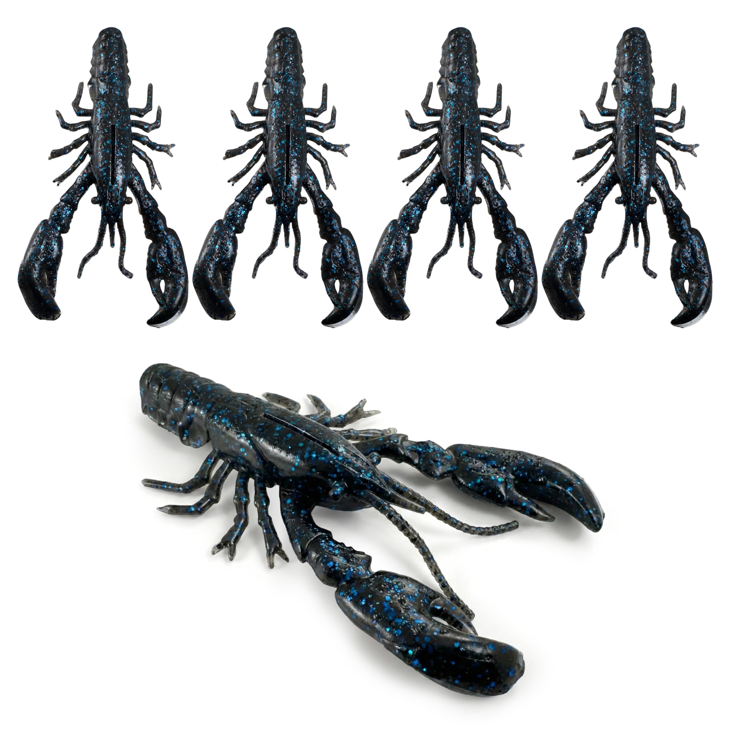 Headbanger RawCraw Soft Plastic Craw Bait for Bass Fishing
