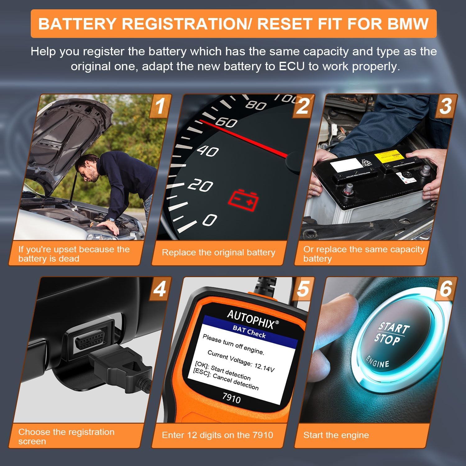 Battery Registration/Reset Process for BMW