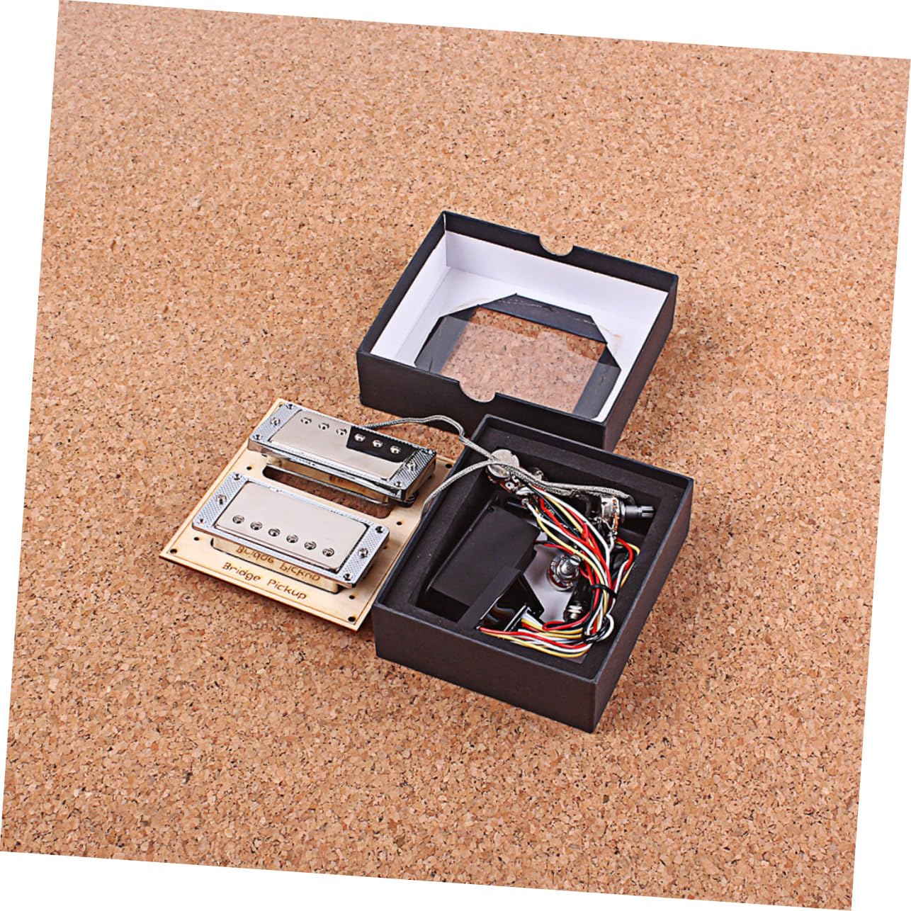 BESPORTBLE Pickup Humbucker Per Chitarra Elettrica Con Circuito Elettronico e Batteria Set Di Pickup Attivi Con Rivestimento in Cera Per Eliminare Feedback e Rumore