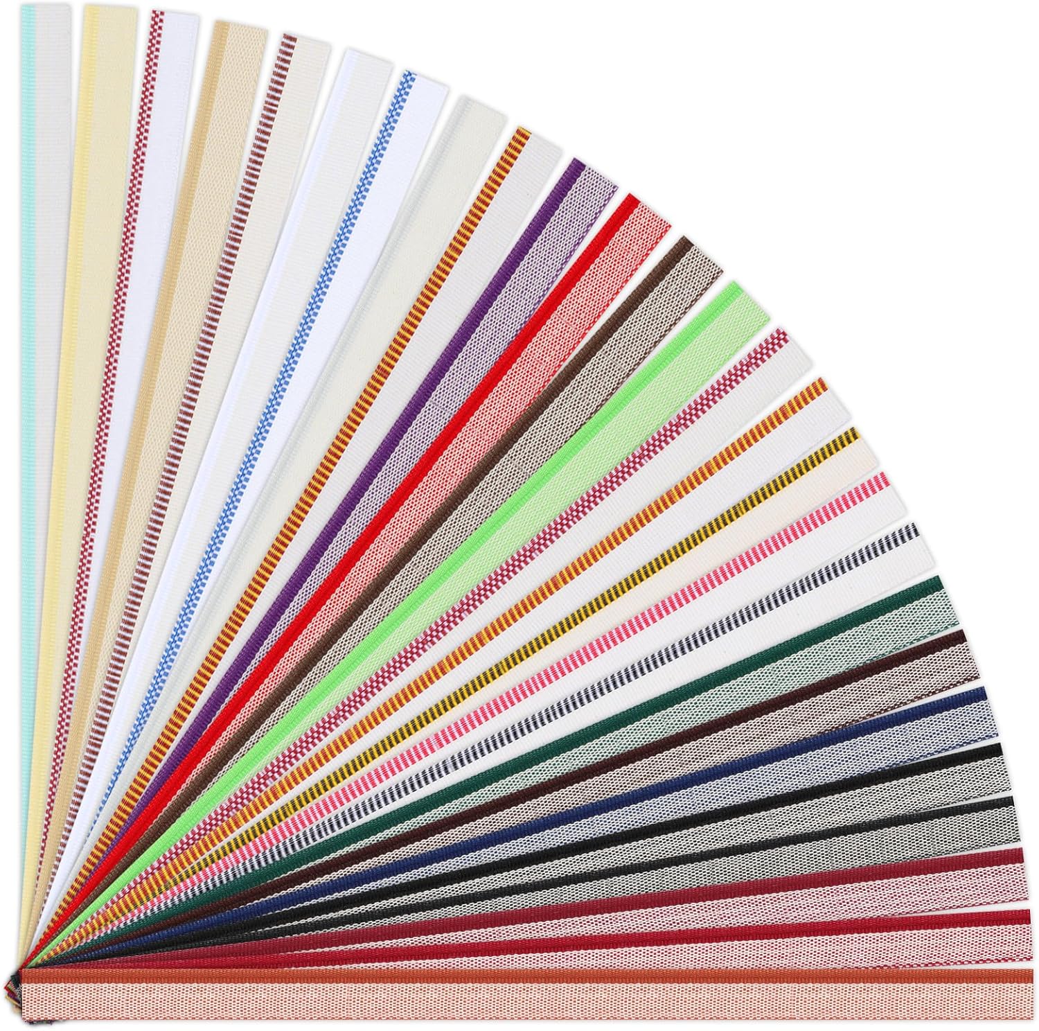 26PCS Book Binding Headbands Endbands 26 Colors 11.8 Inches Long Medium