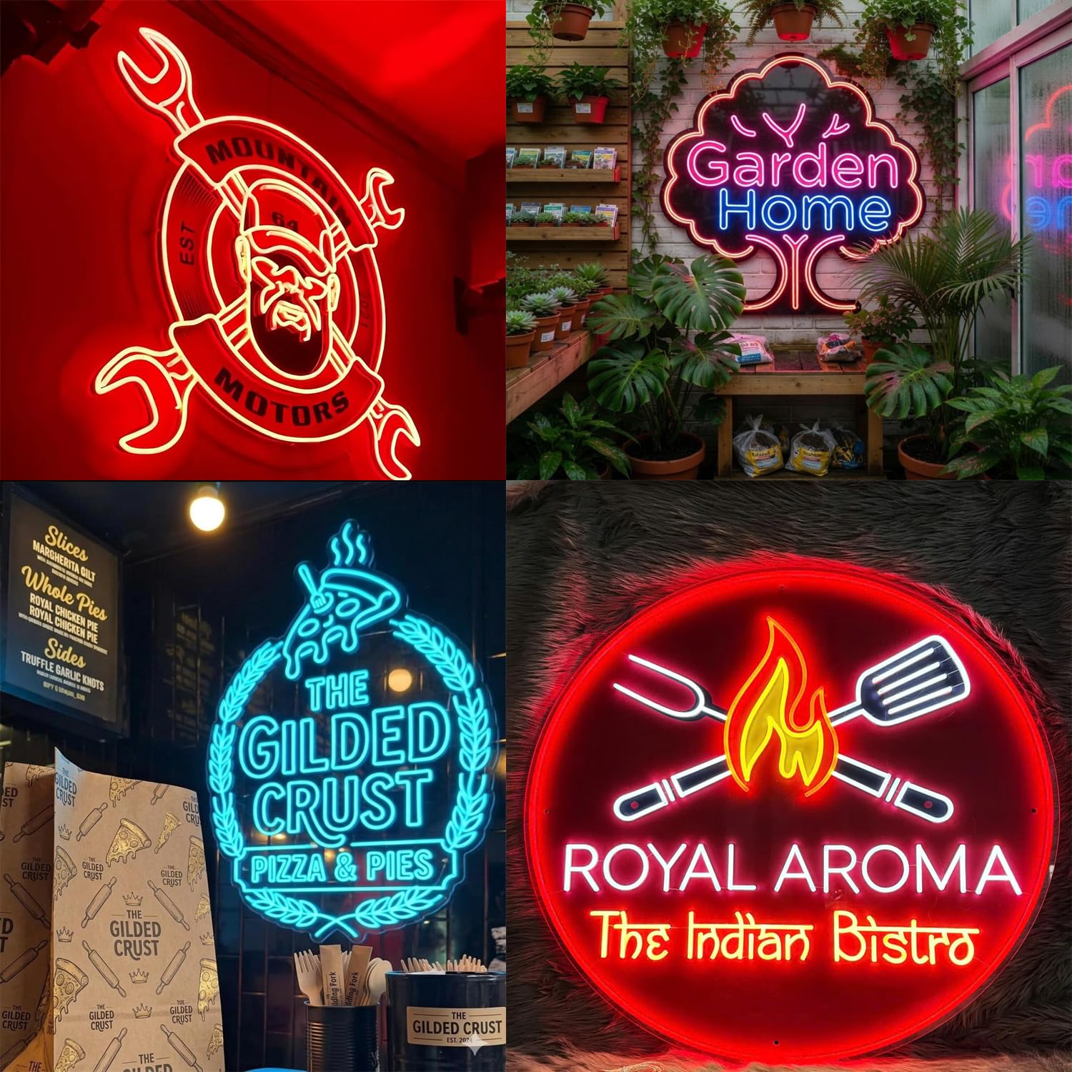 Logo Insegne al neon personalizzate UV Stampato Neon Design personalizzato dimmerabile personalizzato LED Neon Light Up Sign per Azienda Decorazione della parete Negozio Bar Unghie Azienda