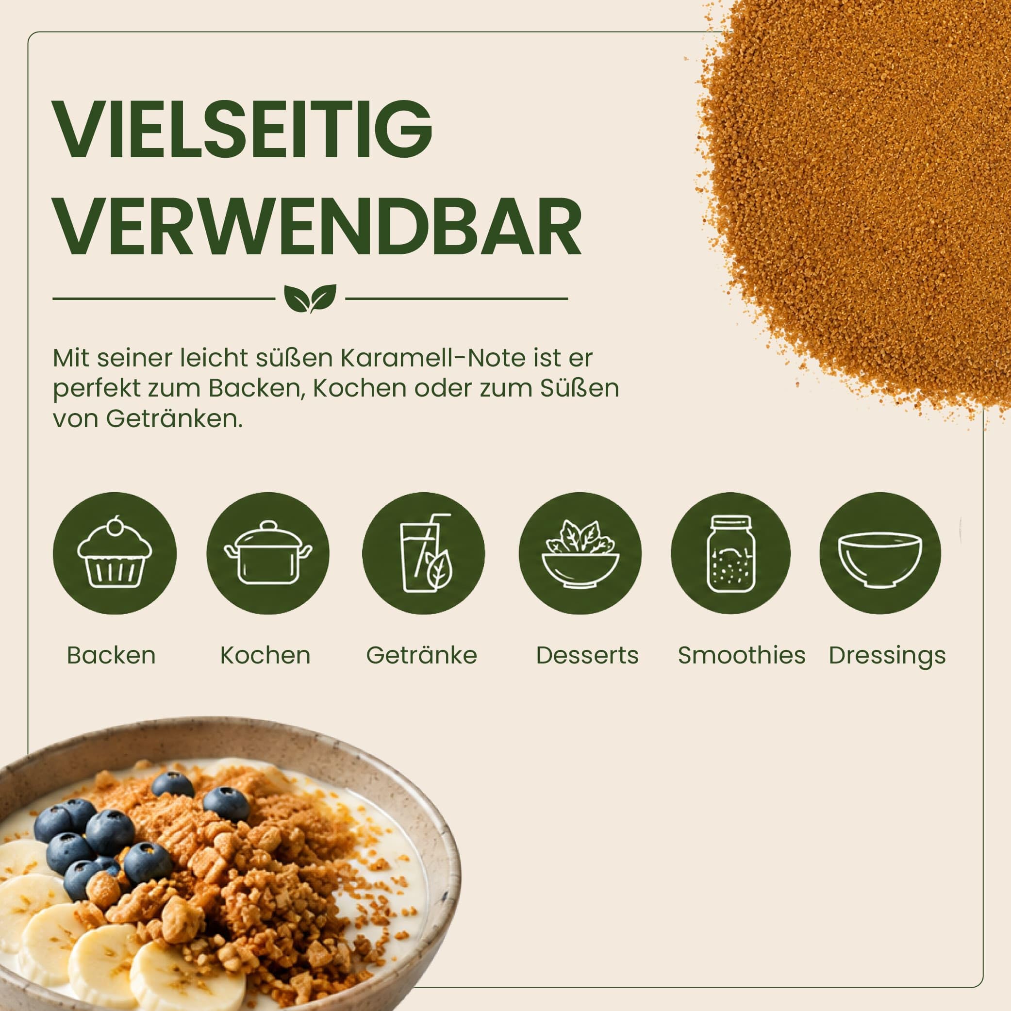 10 kg BIO Kokosblütenzucker aus kontrolliert biologischem Anbau | Zuckerersatz | natürlicher Zucker | Kokosblüten