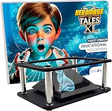 Heromask Tales Pro Giant Version – A 3D Storyteller Inside a Pyramid [4–10 Years] | An Educational Gift That Transmits Values - Compatible with Any Tablet!