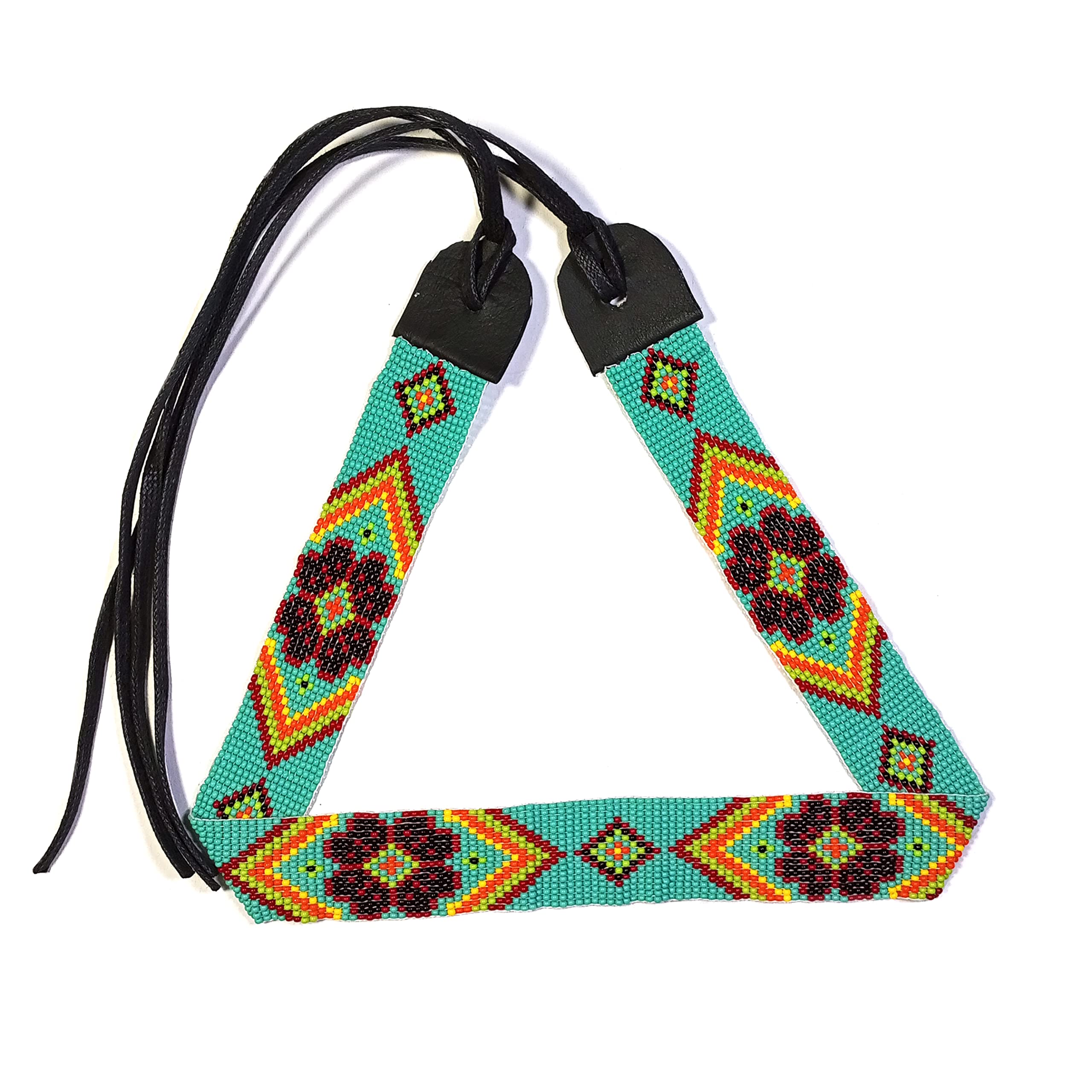 Beaded Hatband Native American Style Southwestern Cowboy Rode Handmade Head/Hat Band Collection-image-42