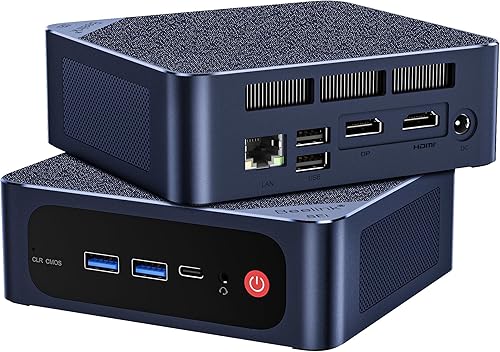 Miniatura 1 de Beelink Mini PC SEi12, Intel 12th Core i5-12450H (hasta 4.4GHz), 16G DDR4 RAM 500G PCIE4.0 NVME SSD, mini computadoras de escritorio doble pantalla
