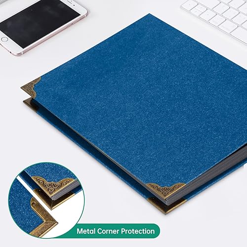 Miniatura 2 de AIOR Álbum de fotos, álbum de recortes, 60 páginas, tapa dura, 11 x 8.3 pulgadas, álbum de recortes con kit de álbumes de recortes de bricolaje, 3