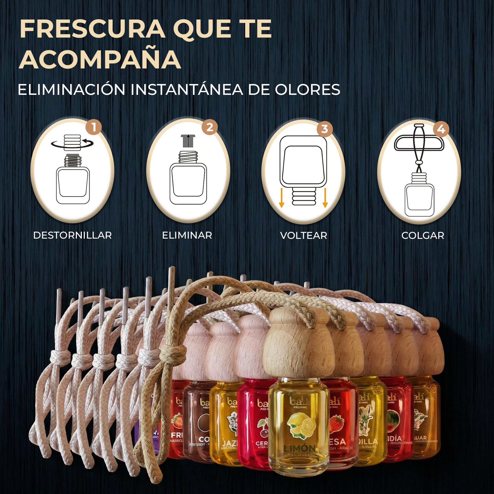 Ambientador de coche COCO 6 ml 0% alcohol