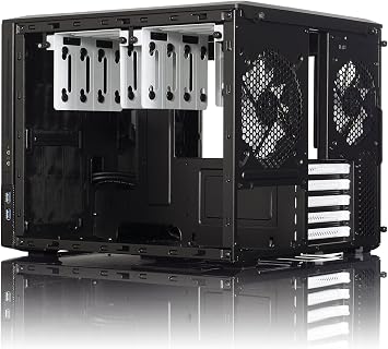 Fractal Design Node 804 No Power Supply MicroATX Cube Case FD-CA-NODE-804-BL, Black