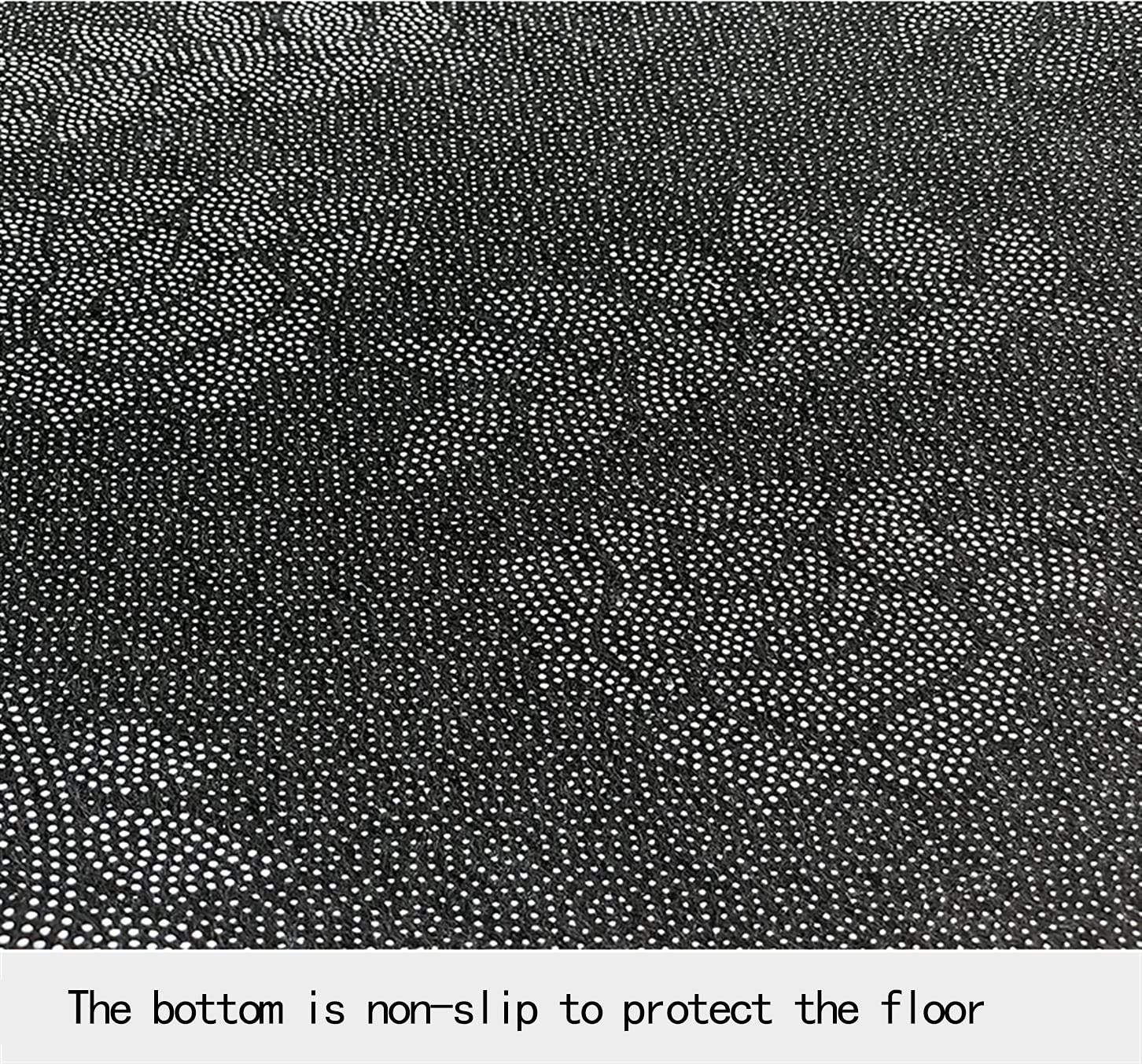 Alfombra Redonda Bohemia algodón Lino alfombras Tejido Hecho a Mano Tejido India Mandala Patrón Alfombra Redonda con borlas para la Sala de Estar Cocina Dormat,O,90cm/2.9ft