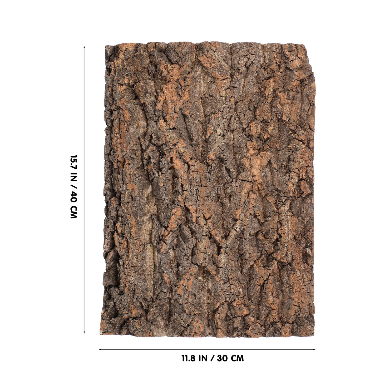 Corteccia di Sughero Naturale Decorativa per Terrario, Piattaforma per Rettili Resistente alle Macchie, per Arrampicata di Lucertole e Sfondo Habitat