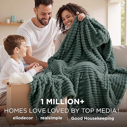 Miniatura 258 de Bedsure GentleSoft Twin Blanket for Couch - Cozy Soft Blankets for Women, Cute Small Fleece Throws for Girls, Light Grey, 60x80 Inches