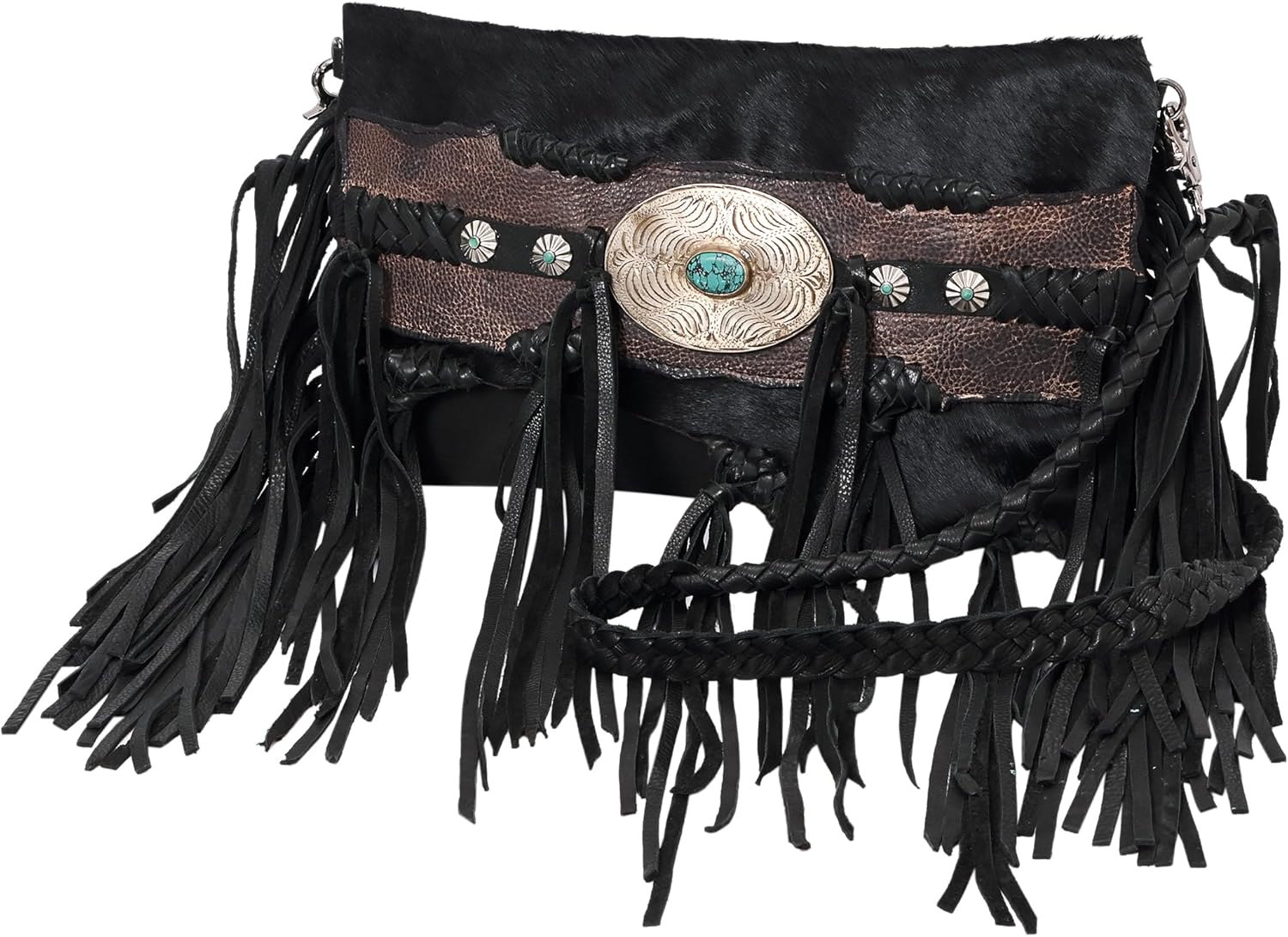 American Darling Cross Body Hair-On Genuine Leather Women Bag Western Handbag Purse