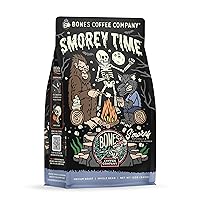 Vista 52 de Bones Coffee Company - Café de origen único de Colombia, almendras, fruta seca, notas de vainilla, café en granos enteros saborizado, granos de café