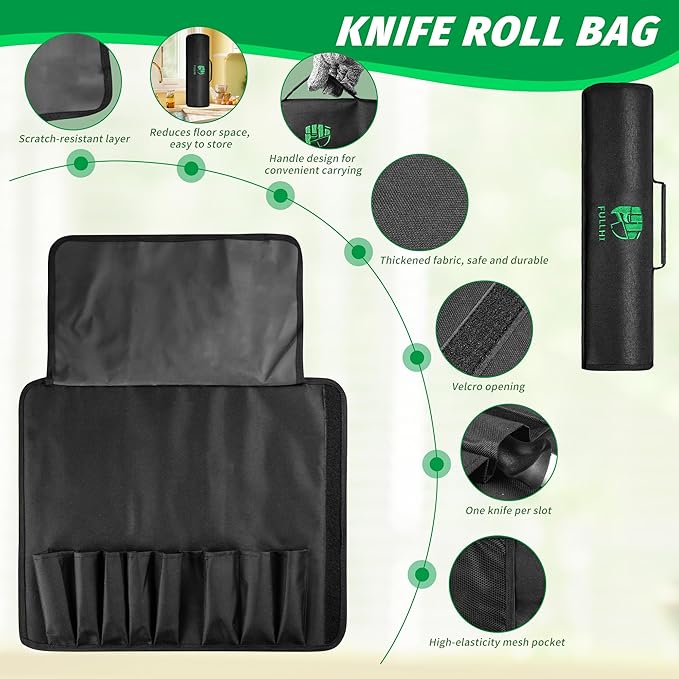 Set Cuchillos Cocina 11 Piezas Acero Inoxidable miniatura 5