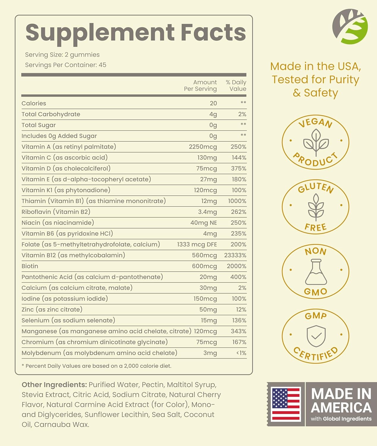 BariSlim Advanced Bariatric Multivitamin Gummies - Specially Formulated Bariatric Vitamins for Patients After Weight Loss Surgery - Supports Energy & Immune Health | Pineapple (90 Vegan Gummies) - Image 2