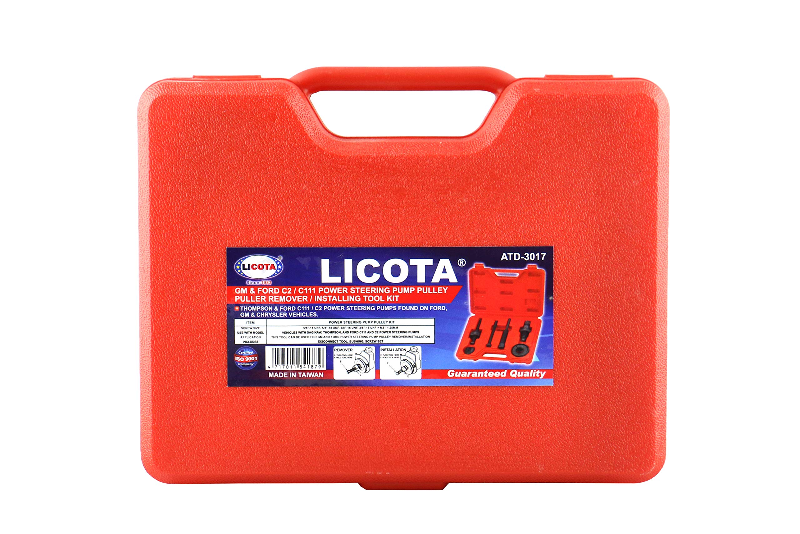 POWER STEERING PUMP PULY INSTAL ATD-3017