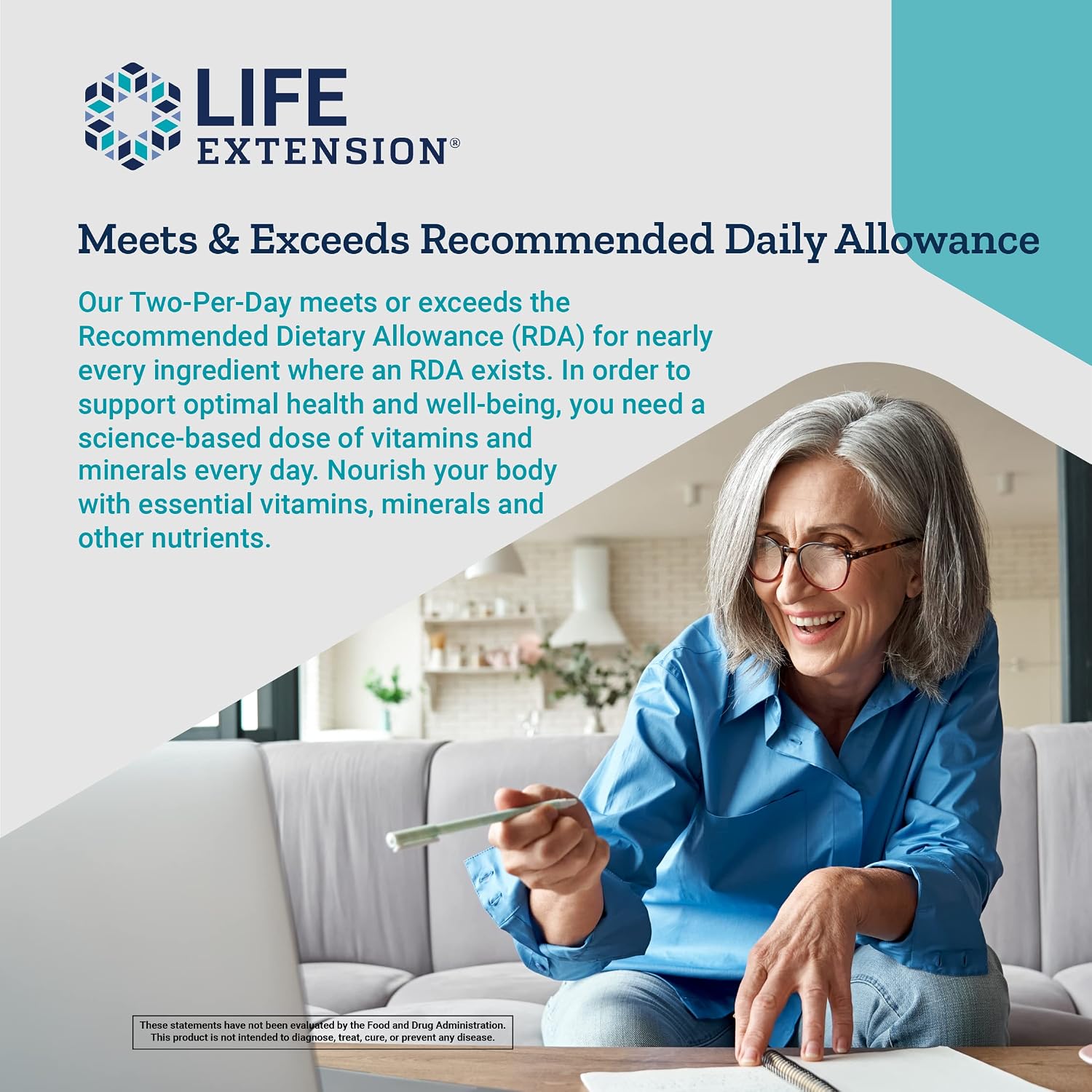 Life Extension Two-Per-Day Multivitamin, vitamins B, C, D, zinc, packed with over 25 vitamins, minerals & extracts, two-month supply, non-GMO, gluten-free